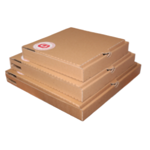 
    Brown pizza box

